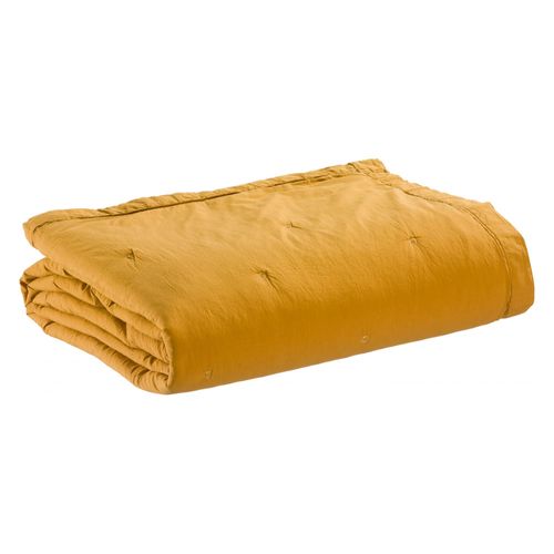 Jeté De Lit Tika Safran 260 X 260 Cm Vivaraise