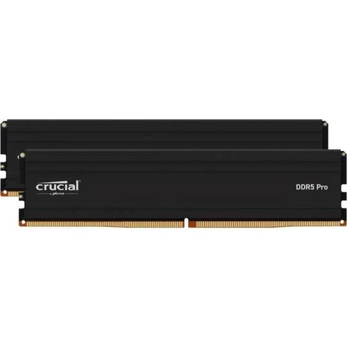 Crucial - DDR5 - kit - 32 Go: 2 x 16 Go - DIMM 288 broches - 5600 MHz / PC5-44800 - CL46 - 1.1 V - mémoire sans tampon