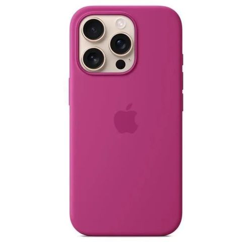 Apple - Coque De Protection Pour Téléphone Portable - Compatibilité Avec Magsafe - Silicone - Fuchsia - Pour Iphone 16 Pro