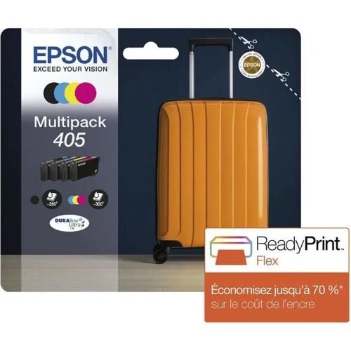 Epson 405 - Pack de 4 - noir, jaune, cyan, magenta - original - cartouche d'encre - pour WorkForce WF-7310, 7830, 7835, 7840; WorkForce Pro WF-3820, 3825, 4820, 4825, 4830, 7840