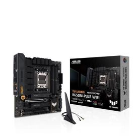 ASUS TUF Gaming B650M-Plus WIFI - Carte-mère - micro ATX - Socket AM5 - AMD B650 Chipset - USB-C 3.2 Gen 2x2, USB 3.1 Gen 2, USB 3.2 Gen 2, USB-C 3.2 Gen 1 - 2.5 Gigabit LAN, Bluetooth - carte...