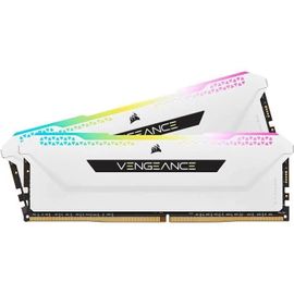 CORSAIR Vengeance RGB PRO SL - DDR4 - kit - 32 Go: 2 x 16 Go - DIMM 288 broches - 3600 MT/s / PC4-28800 - CL18 - 1.35 V - mémoire sans tampon - non ECC - blanc