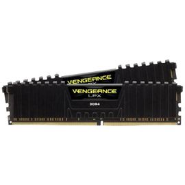 CORSAIR Vengeance LPX - DDR4 - kit - 32 Go: 2 x 16 Go - DIMM 288 broches - 3600 MHz / PC4-28800 - CL18 - 1.35 V - mémoire sans tampon - non ECC - noir
