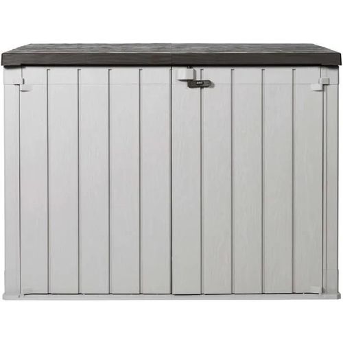 Coffre De Jardin - Toomax - Storaway Plus 2xl - Résine - Capacité 2270l - Taupe Et Marron