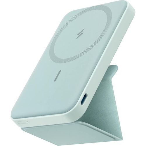 Batterie Externe Magnétique 622 (Maggo), Chargeur Portable Sans Fil Magnétique Pliable Et Usb-C Pour Iphone 14/13/12 Series 5000 Mah, Vert