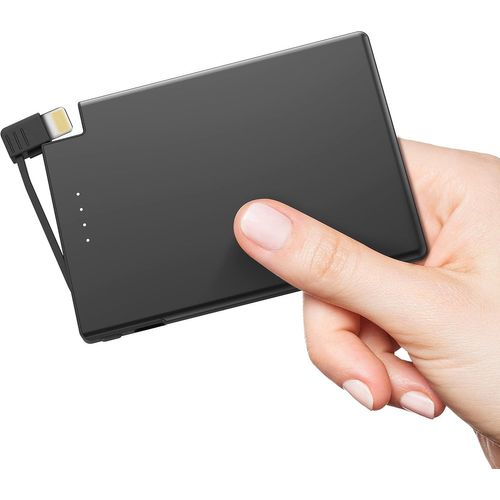 Mini Power Bank 3500mah,Chargeur Portable Avec Câble Intégré,Petite Batterie Externe Compatible Avec Iphone,Tablettes Et Autres