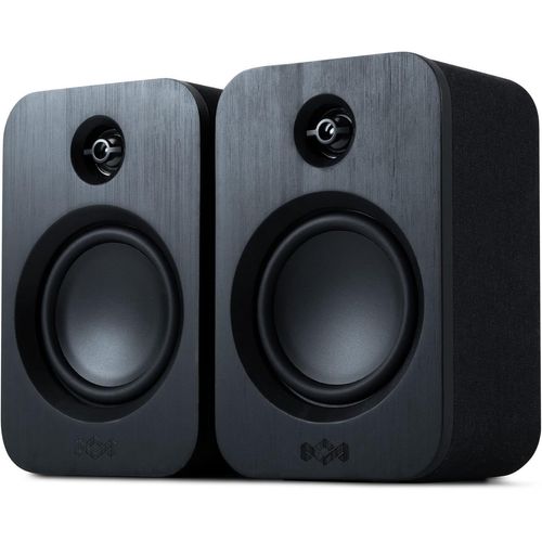 Senior-House Of Get Together Duo Enceintes Bibliothèque - Enceintes Bluetooth Avec Entrée Aux, Compatibles Platine Et Lecteur De Vinyles, Actives Haute Définition, Conception Durable[L1150]
