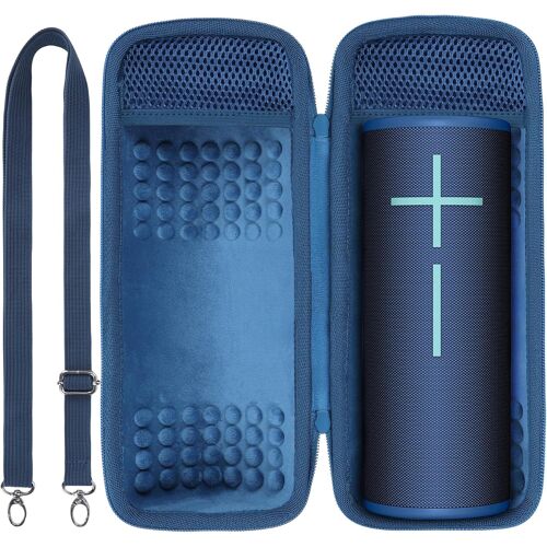 LETNERNY-Dur Étui Housse Cas Compatible Avec Ultimate Ears boom 4 / boom 3 Enceinte Bluetooth Portable (Bleu)