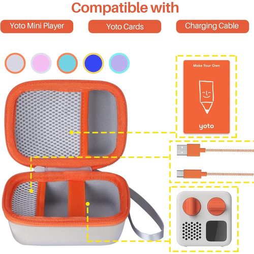 Dur Étui Housse Cas Compatible avec Yoto Mini Édition Boîte à Histoires Portable Enceinte Bluetooth