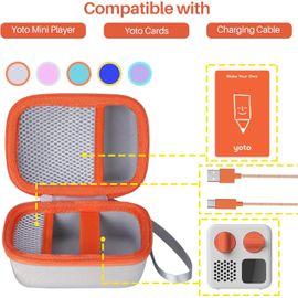 Dur Étui Housse Cas Compatible avec Yoto Mini Édition Boîte à Histoires Portable Enceinte Bluetooth