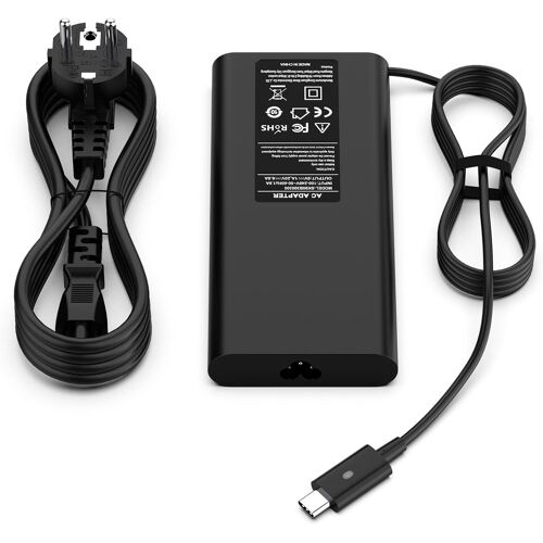 130W Chargeur Dell Usb C Pour Xps 15 2In1 9575 Precision 5530 2In1 5550 5750 3560 3550 3551 Latitude 7410 7310 7210 9410 9510 9575 5420 5520 5510 20V 6,5A Adaptateur Alimentation