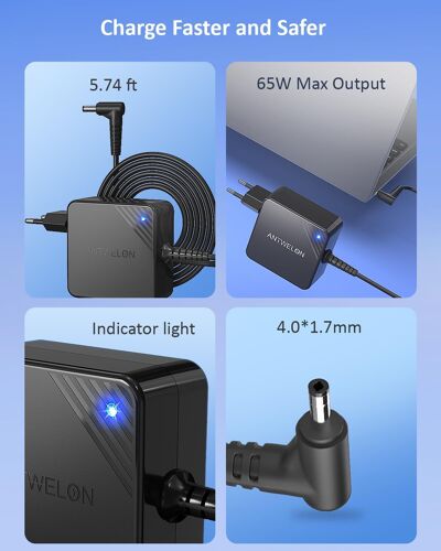 65W 45W Chargeur Ordinateur Portable 20V 3,25A pour Lenovo IdeaPad 14 15 17 330 330S 510 510s Flex 4 5 6 Yoga 710 Chargeur d'alimentation Ordinateur 4,0 * 1,7mm