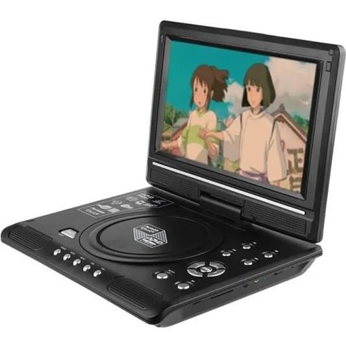 Lecteur DVD Portable - Non spécifié - 9.8\ LCD - Fonction Radio - Fonction TV - Batterie 800 mAh