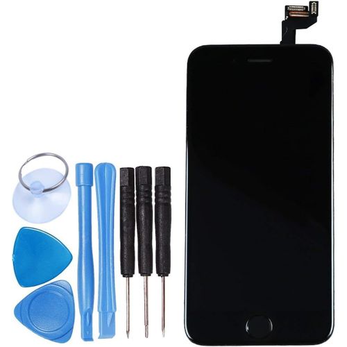 Écran pour Ecran avec Bouton Home,Capteur de Proximité de La Caméra Frontale,Haut Parleur,iPhone 6s LCD Complet Tactile de Remplacement en Verre + Outils de Réparation