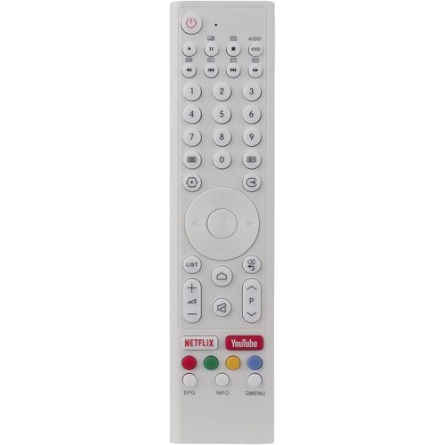 New Replacement Remote Control for CHIQ TV Remote Controller - White