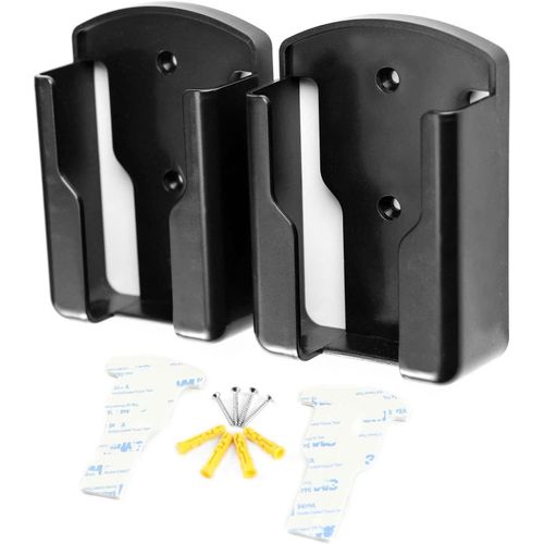 Set Of 2 Universal Remote Control Holder For Tv And Air Conditioner, For Home Office School Supplies, Black