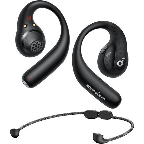 SUBZONAL-Soundcore AeroFit Pro by Anker Écouteurs Bluetooth Open Ear, Écouteurs sans Fil, Confort Optimal, Ajustement sûr, Ergonomiques, Son Riche avec LDAC, Bluetooth 5.3, IPX5, 46 Heures de Lecture