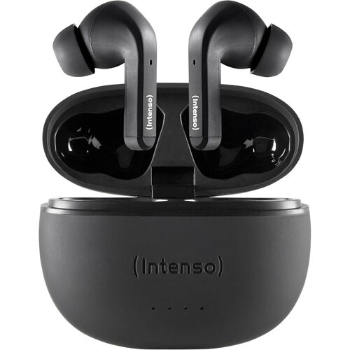 White Buds - Écouteur sans Fil True Wireless T300A Noir avec réduction Active du Bruit (ANC) et jusqu'à 35 Heures de Lecture de Musique
