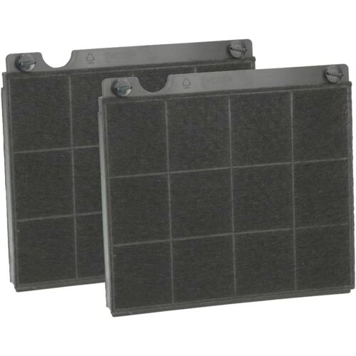 Lot de 2 filtres à charbon actif compatibles avec plusieurs modèles CFC0141529 F00333/S AEG Zanker Zanussi 9029793818 Type15 E3CFE15 Whirlpool 484000008575 Candy 49008421 Ariston C0030811