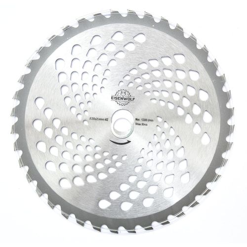 255x25,4 mm lame de scie pour scies circulaires et débroussailleuses pour le bois avec 40 dents TCT
