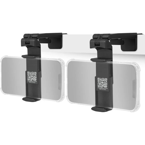 2x Support De Téléphone Portable Flexible Pour Voyage, Travail Et Maison, Mini Universel Pliable Avec Rotule À 360° Et Pince De Table, Support, Avion, Cuisine, Films, Appel Vidéo