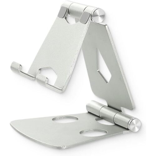 JGD-Support Téléphone, Petit Support Dock Uniquement Compatible avec Téléphone Portable, Support Téléphone Bureau, Support Smartphones Aluminium
