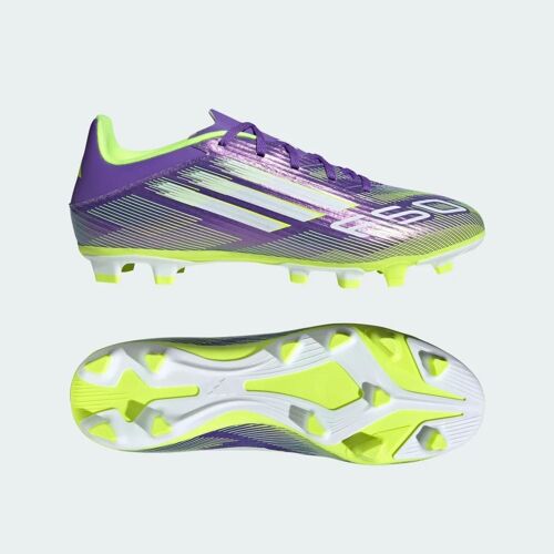 Chaussures F50 Club Terrain Souple Multissurfaces Adidas Purple Rush Cloud White Lucid Lemon