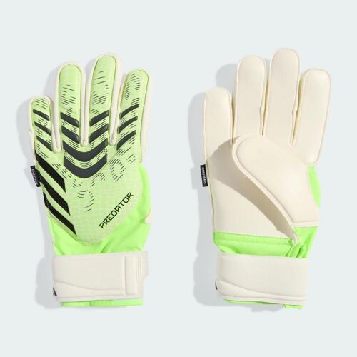 Gants De Gardien Predator Match Fingersave Enfants Adidas - Lucid Lemon / White / Black - 5
