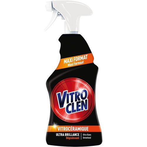 Spray Nettoyant Plaque Vitrocéramique Dégraissant et Ultra Brillance - 450 ml