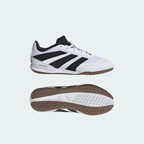 Chaussures Predator Club Indoor Sala Enfants Adidas Cloud White Core Black Lucid Lemon