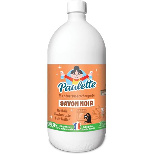 Savon Noir - Ultra-Dégraissant Ménager Multi-Surfaces Ecocert - Fabriqué en France - 1 L