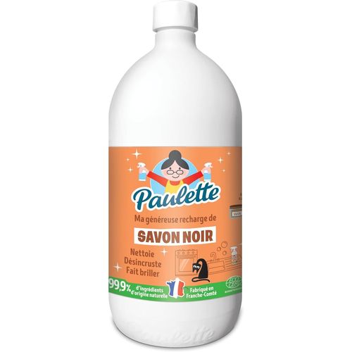 Savon Noir - Ultra-Dégraissant Ménager Multi-Surfaces Ecocert - Fabriqué en France - 1 L