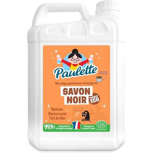 KALANKA-- Savon Noir - Ultra-Dégraissant Ménager Multi-Surfaces Ecocert - Fabriqué en France - 5 L