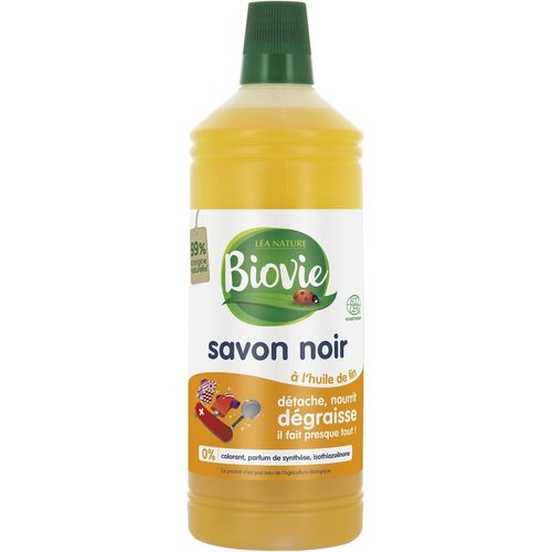 Savon noir liquide, à l'huile de lin 1l