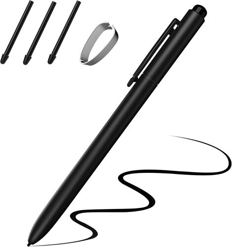 Emr Stylet Compatible Avec Le Remarkable 2, Stylo Numérique Emr Pour Remarkable Avec Gomme, Inclinaison, Sensibilité 4096, Rejet De La Paume, Stylo Pour Remarkable 2 Kindle Scribe Emr Devices