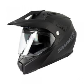 Casque Pour Moto Cross Trail Swaps Enduro S789 Crux Noir Mat Taille M 57-58cm Neuf