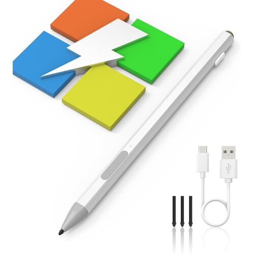 Stylet Surface Pro 11/10/9/8/7/7+/X/6/5/4,Stylet Surface Magnétique Pour Microsoft,4096 Inclinaison De Pression Et Rejet De La Paume Stylet Microsoft Surface Pour Tablette/Surface Pro/Go/Laptop/Studi