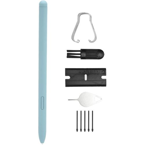 Stylet pour Galaxy Tab S6 Lite,Stylet pour Tablette avec 5 Embouts de Rechange pour Galaxy Tab S6 Lite 10,4 Pouces SM-P610 SM-P615 (Bleu)