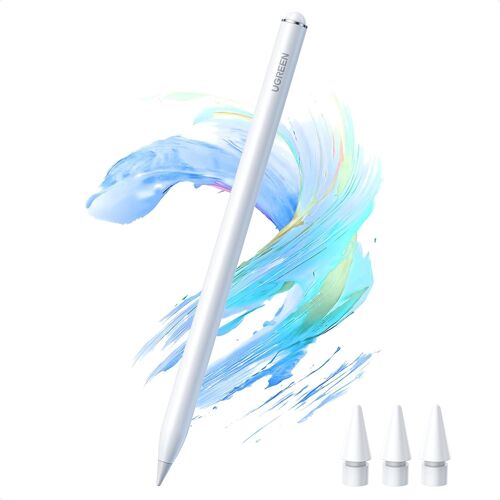 Stylet Charge Rapide Fixation Magnétique 12h Autonomie Rejet De Paume Détection Inclinaison Pencil Compatible Avec Ipad Pro 12,9 11 Pouces 2018 À 2022 Air 4 5 Mini 6
