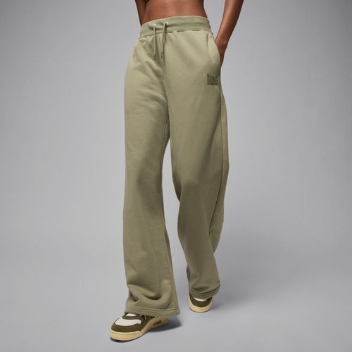 Pantalon À Ourlet Ouvert En Molleton Jordan Flight Fleece Pour Femme - Marron