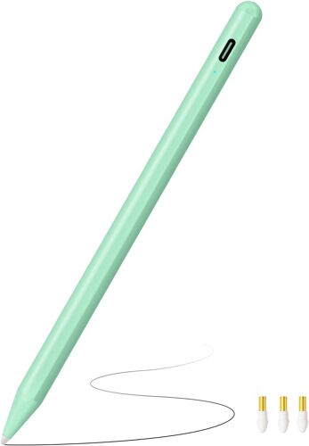 Stylet pour iPad 2025-2018, Charge Rapide, Rejet de Paume, Pencil pour iPad A16 11e/10e/9e-6e génération, Air M3 M2 11""/13""/5e/4e/3e Gén, Pro M4 11""/13""/12,9"", Mini A17 Pro/6e/5e génération