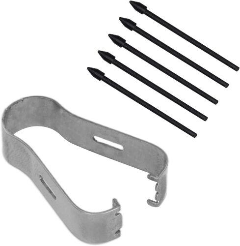 Kit de Pointes de Stylet Tactile Pointes, 5Pcs Pointe de Stylet de Smartphone, Stylo à écran Tactile à Pointe en Plastique pour Galaxy Tab S6 S7 S7 + S6 Lite Note10 Note (Noir)