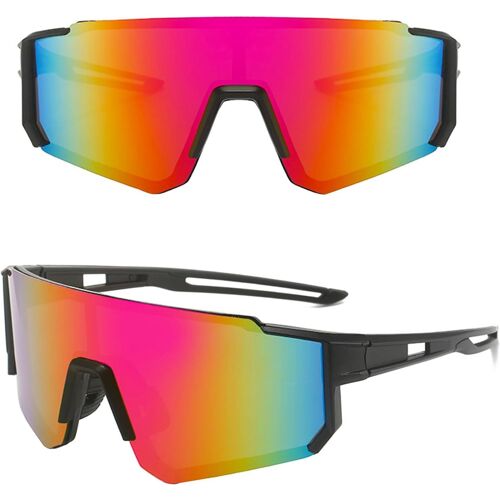 Kalanka-Lunette De Soleil Sport Polarisée, Lunettes De Cyclisme Homme Femme Cyclisme Lunette Protection Uv400 Lunette De Soleil Pour Course À Pied Cyclisme Pêche Conduite Golf Ski