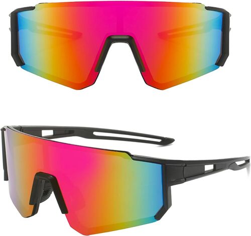 Kalanka-Lunette De Soleil Sport Polarisée, Lunettes De Cyclisme Homme Femme Cyclisme Lunette Protection Uv400 Lunette De Soleil Pour Course À Pied Cyclisme Pêche Conduite Golf Ski