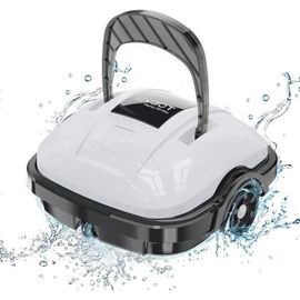 WYBOT Robot Swimming Pool, Pool Vacuum Cleaner for 100 Minutes of Operation, Automatic Parking, Strong Suction Power, Wireless Pool