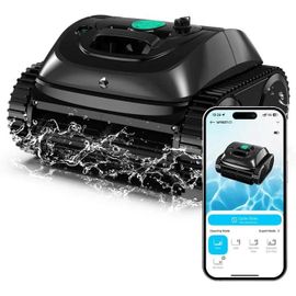 WYBOT C1 Robot Pool Bottom and Walls 150 Min Vacuum Pool with Intelligent Route Planning, Fully Automatic Cleaning of Floor, Water L