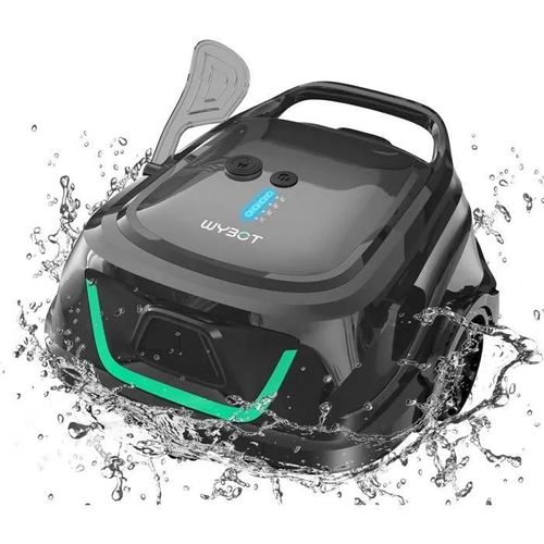 WYBOT A1 Wireless Robot Pool for Above-Ground Pools up to 100 m2, 4 Cleaning Cycles, 120 Minutes of Powerful Suction Robot, Double F