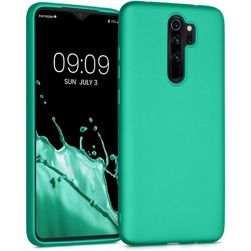 Kal-Housse Compatible Avec Xiaomi Redmi Note 8 Pro Coque - Housse De Téléphone Protection Souple En Tpu - Bleu Turquoise