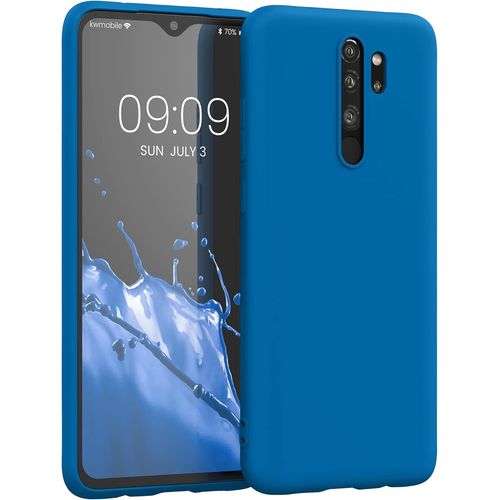 Kal-Housse Compatible Avec Xiaomi Redmi Note 8 Pro Coque - Housse De Téléphone Protection Souple En Silicone - Bleu Récif