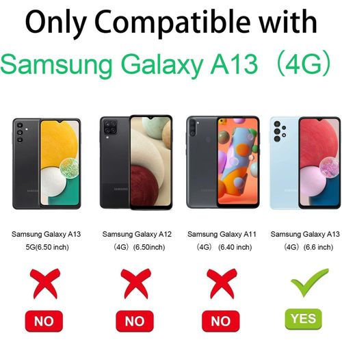 2 Pièces Coque Pour Samsung Galaxy A13 4g 6.6"",Etui Avec Amusante Daisy Latéral Mignon Chrysanthème Aesthetic Dessin Case Souple Silicone Housse Téléphone En Souple Fille Beau Cover